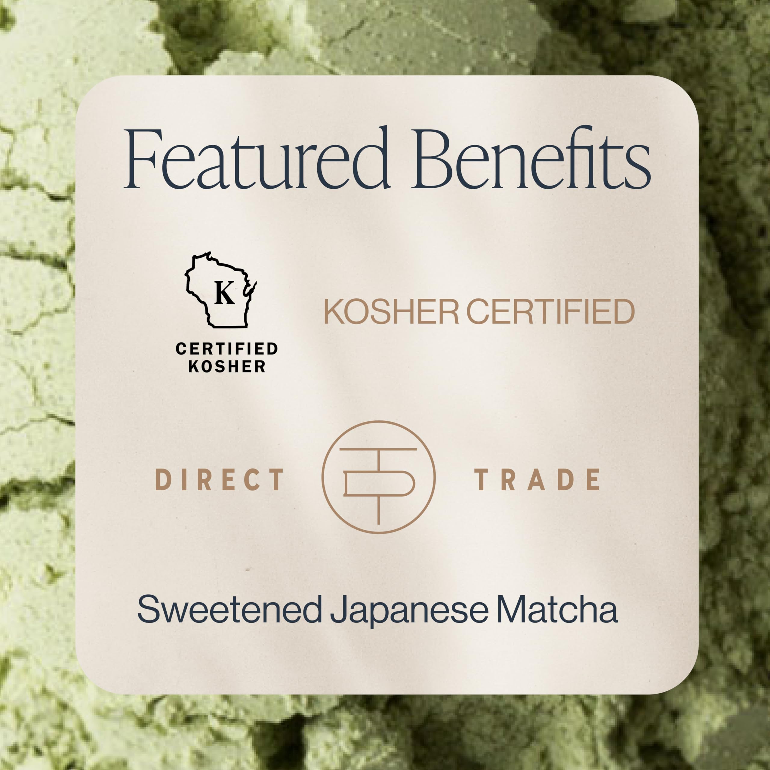 Rishi Tea Sweet Matcha hot latte scene with creamy foam