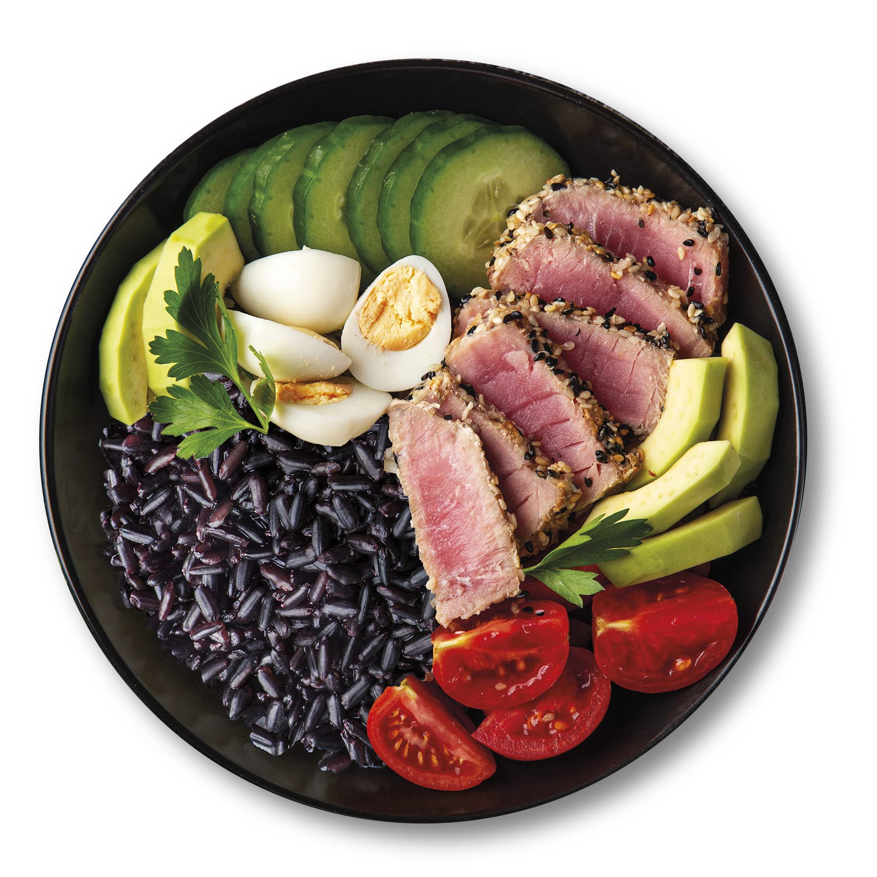 Riso Scotti Venere Black Rice prepared as a versatile base