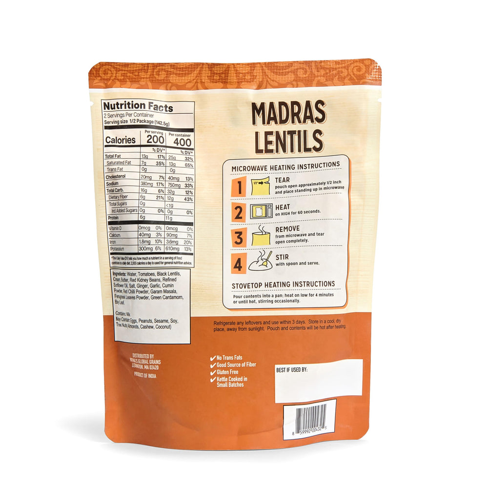 Bowl displays lentils, red beans, and spices for authentic flavor inspiration.