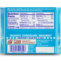 Ritter Sport Alpine Milk 12-bar pack ideal for sharing