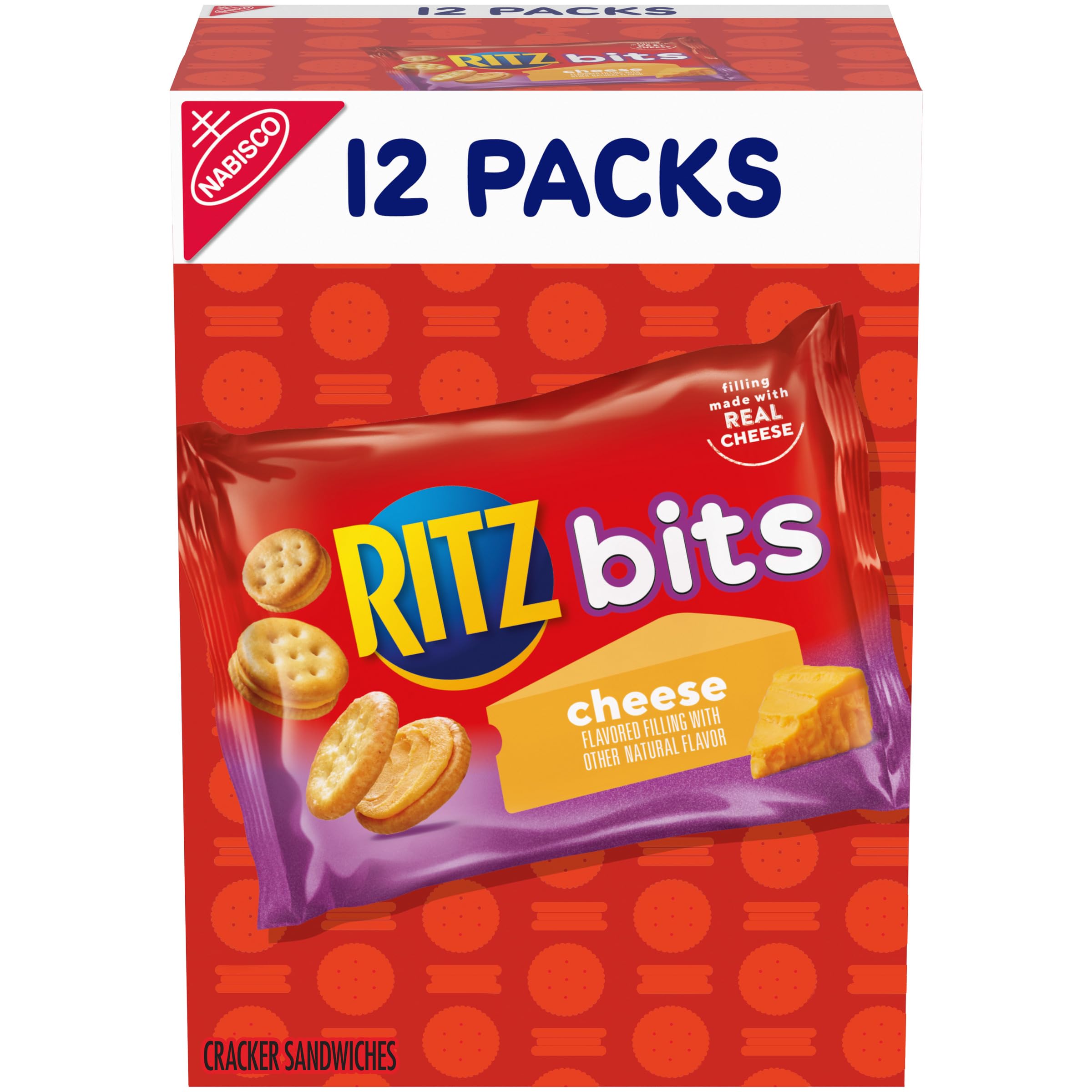 Ritz Bits Cheese Sandwich Crackers pack for quick lunchbox snacking