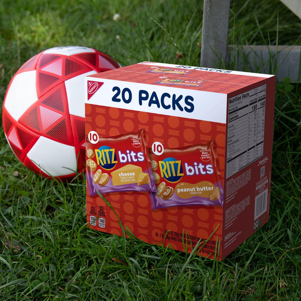 Ritz Bits desk drawer snack for quick breaks.