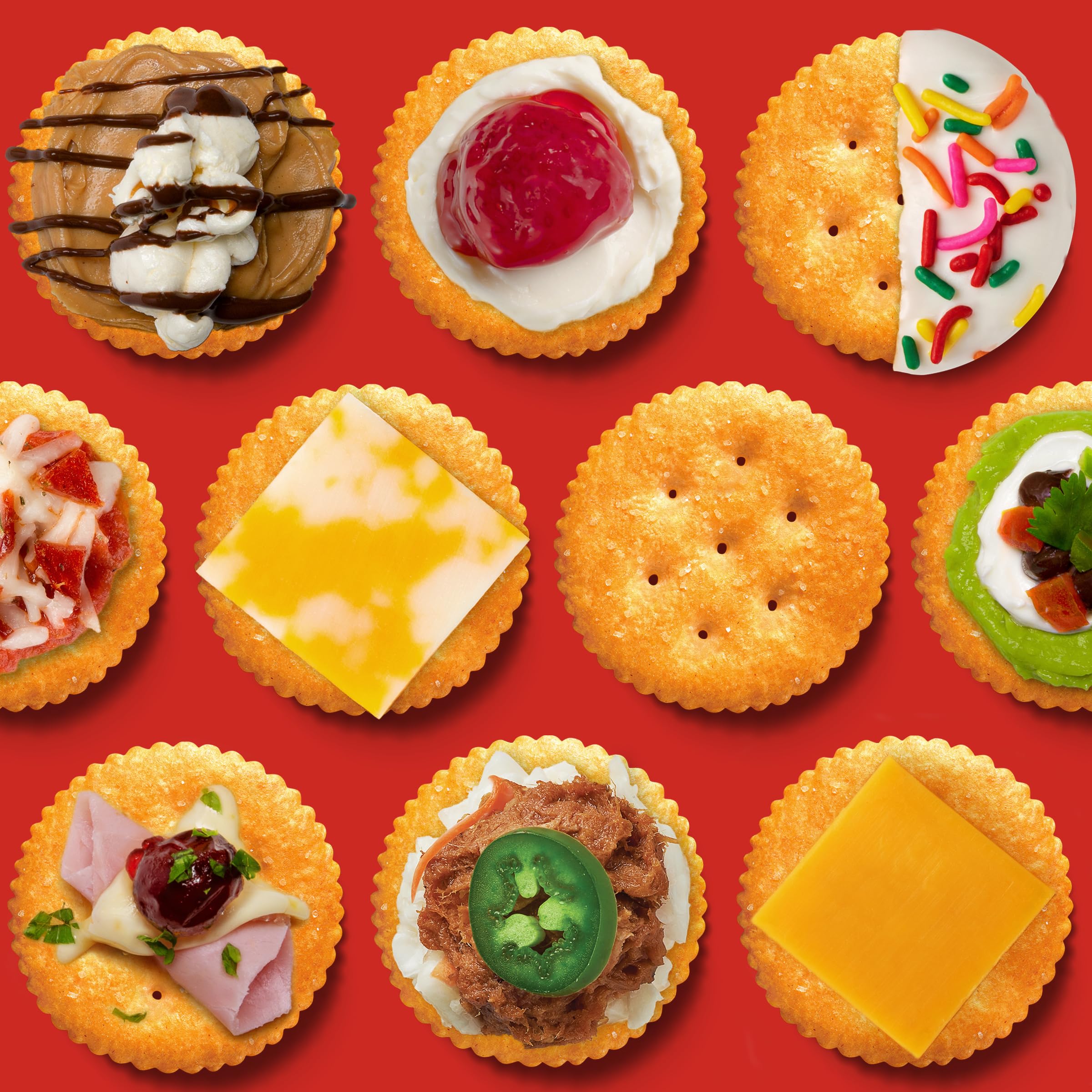RITZ Fresh Stacks Original Crackers with chocolate topping ideas