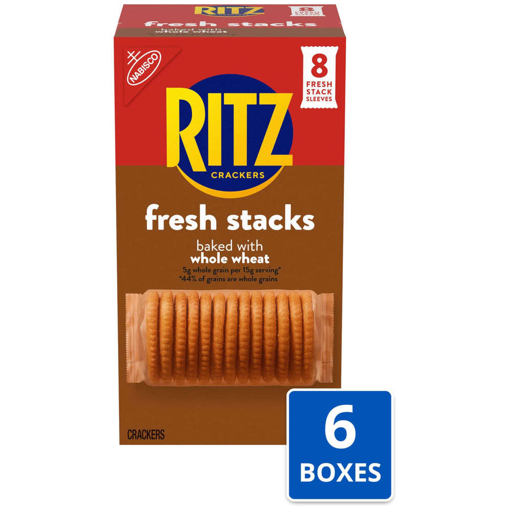 Ritz Fresh Stacks Whole Wheat Crackers five grams of whole grain per serving
