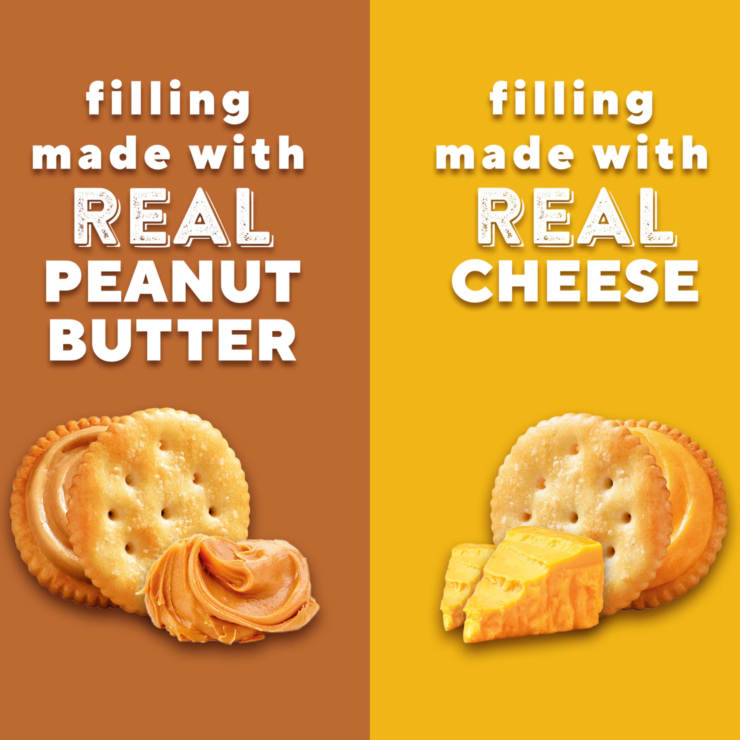 RITZ Individually Wrapped Snack Packs, keeps freshness and texture intact during transport.