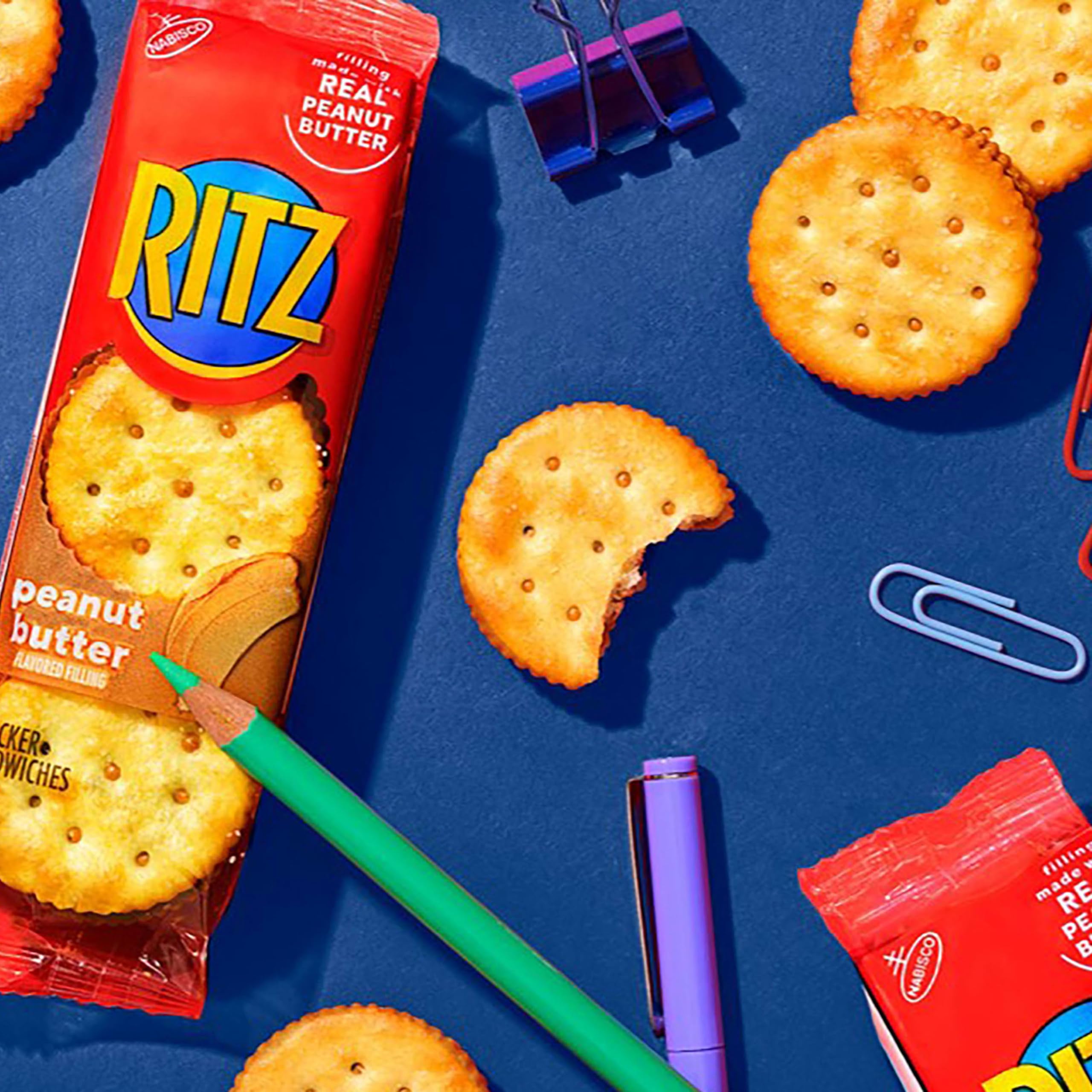 RITZ Lunch Box Snack, compatible with school lunches and after-school snacks.