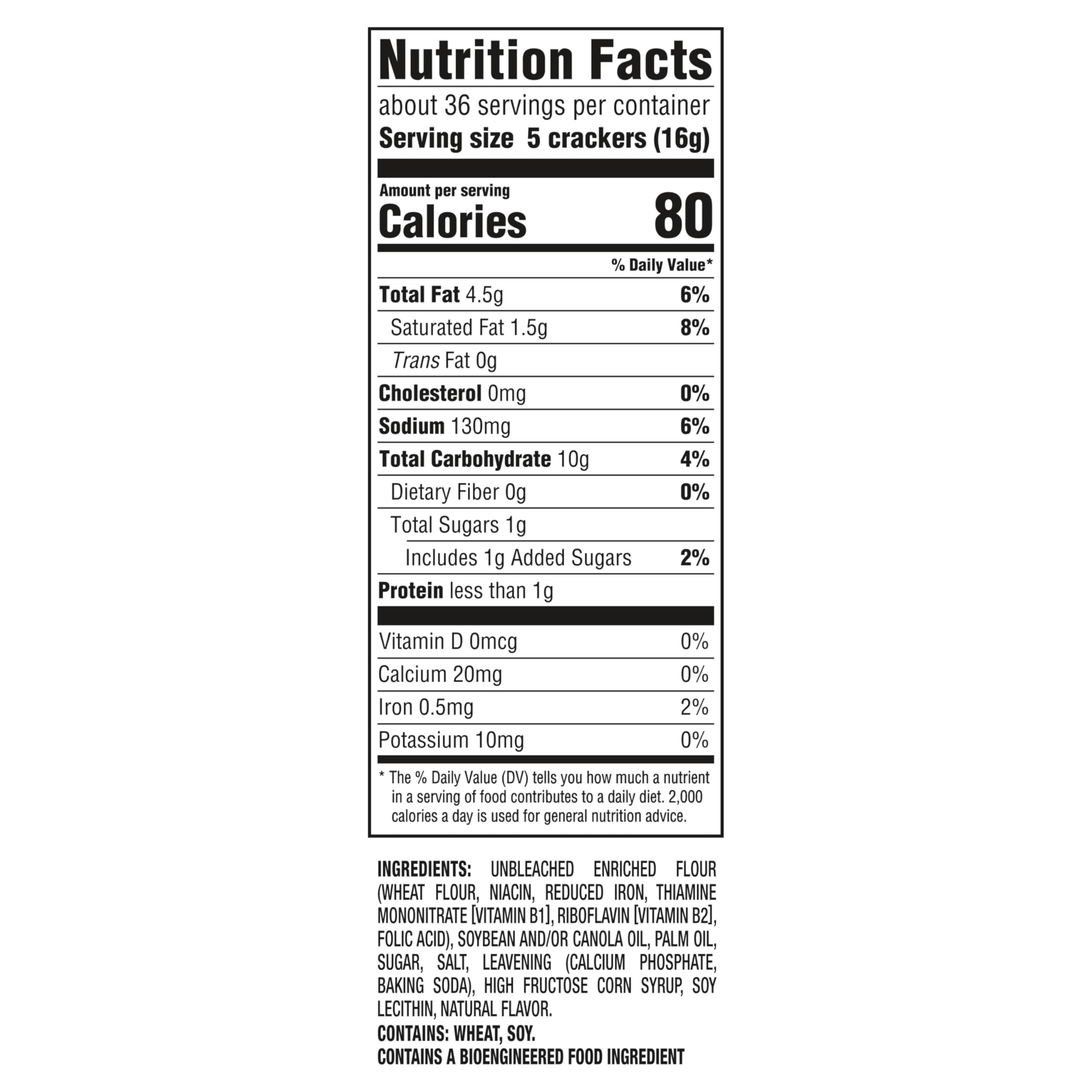 RITZ six sleeves per box highlighting freshness and easy portion control
