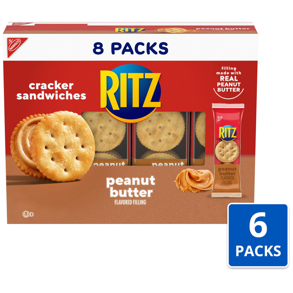 Desk-side snack option with RITZ crackers in an office setting