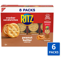 Desk-side snack option with RITZ crackers in an office setting