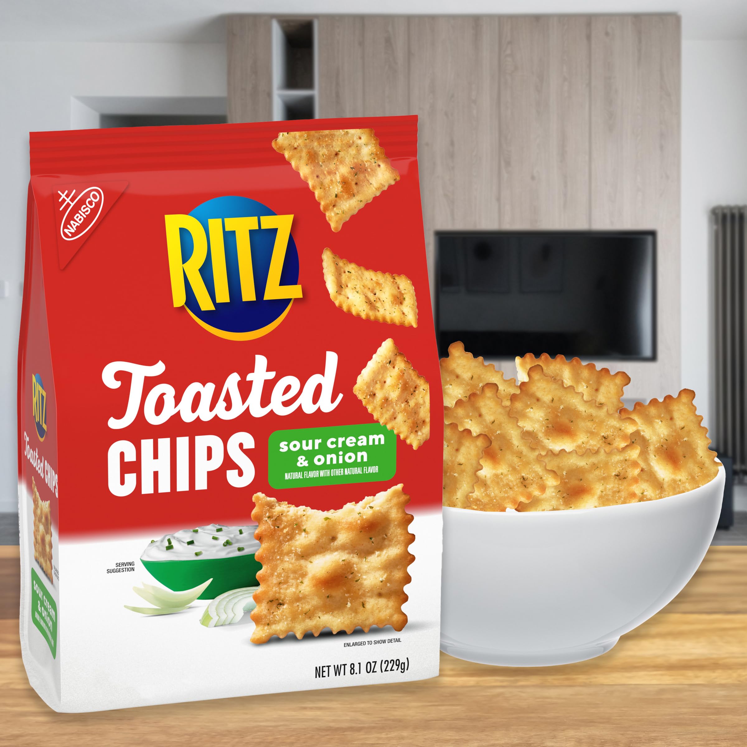RITZ toasted chips packed for lunchbox snacks