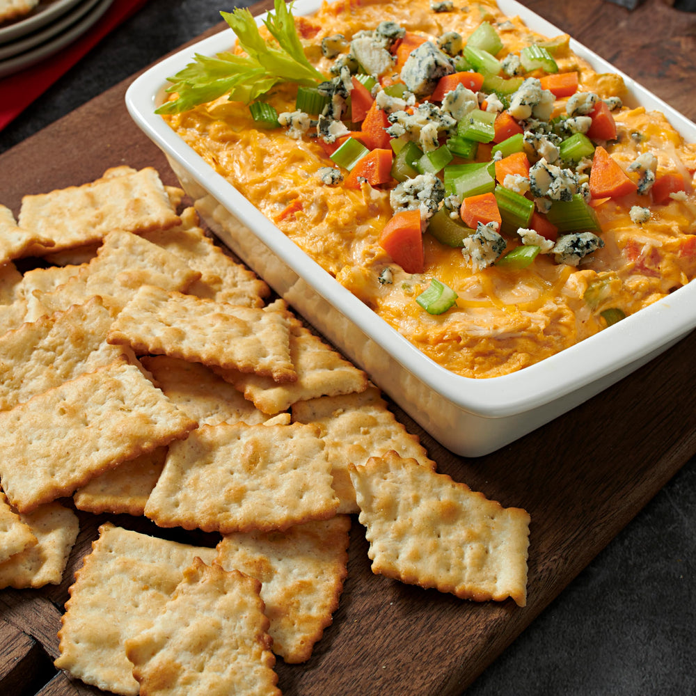 RITZ Toasted Chips game night snacks, shareable crunch.