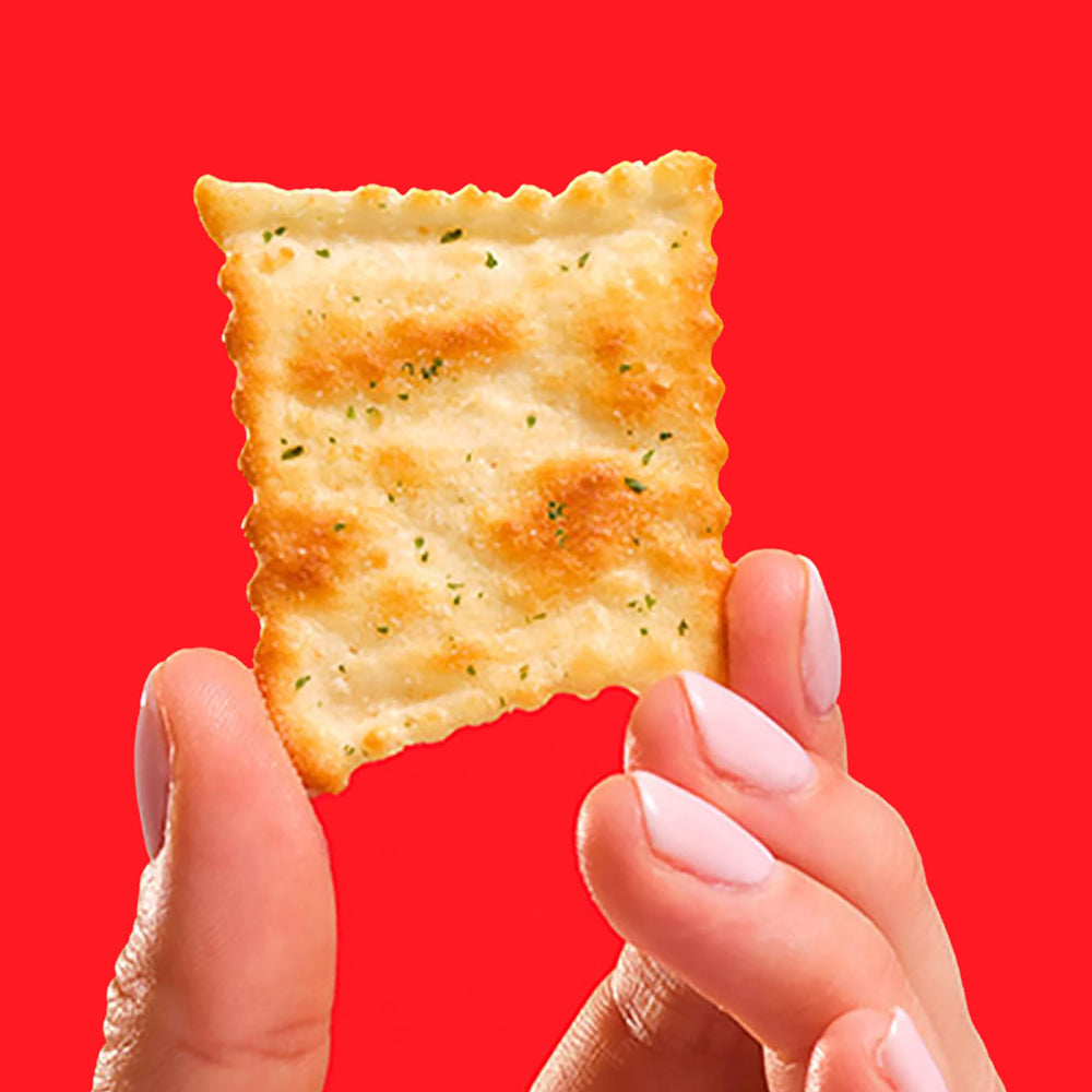 RITZ Toasted Chips Sour Cream and Onion in office snack drawer.