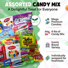 RiverFinn mini wrapped candies assortment, convenient event snack