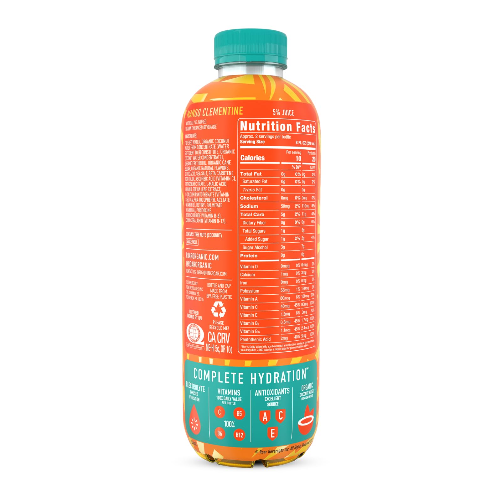 ROAR Complete Hydration Variety Pack front view, versatile options for daily hydration.