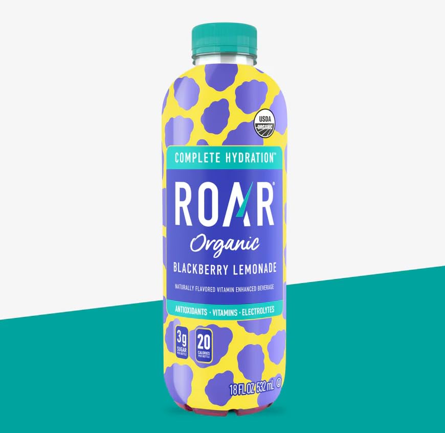 ROAR Organic Cucumber Watermelon bottle delivering crisp refreshment