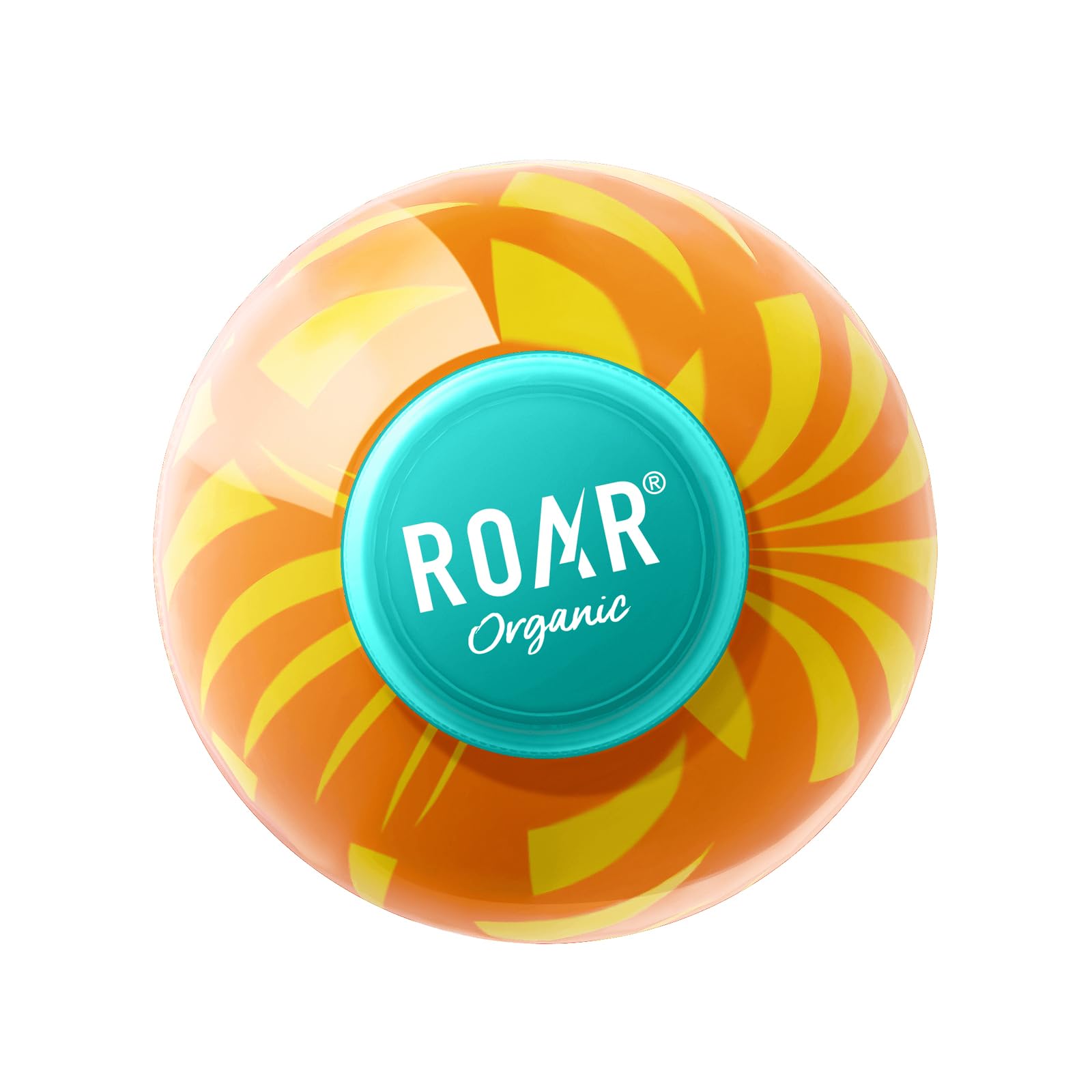 ROAR Organic Mango Clementine bottle close-up with label and energy cues.