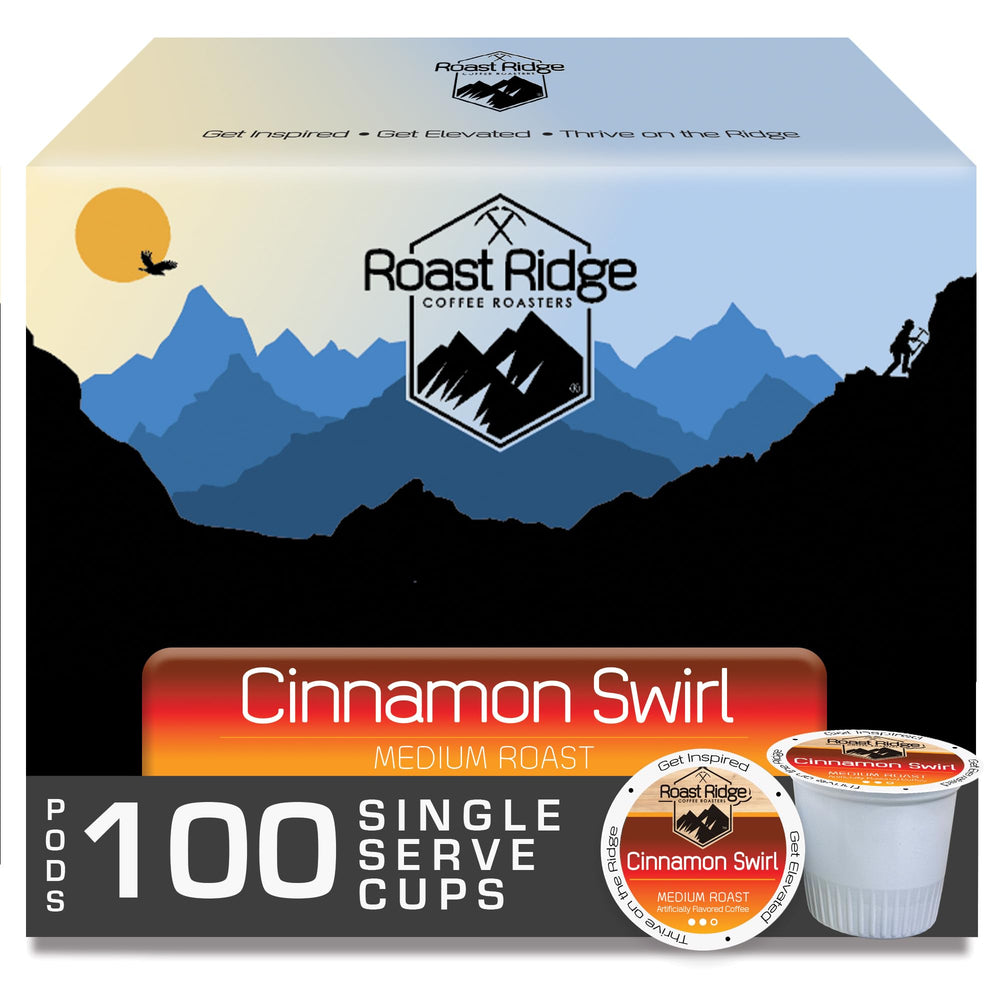 Roast Ridge Cinnamon Swirl pod for Keurig, delivering balanced flavor and convenience.