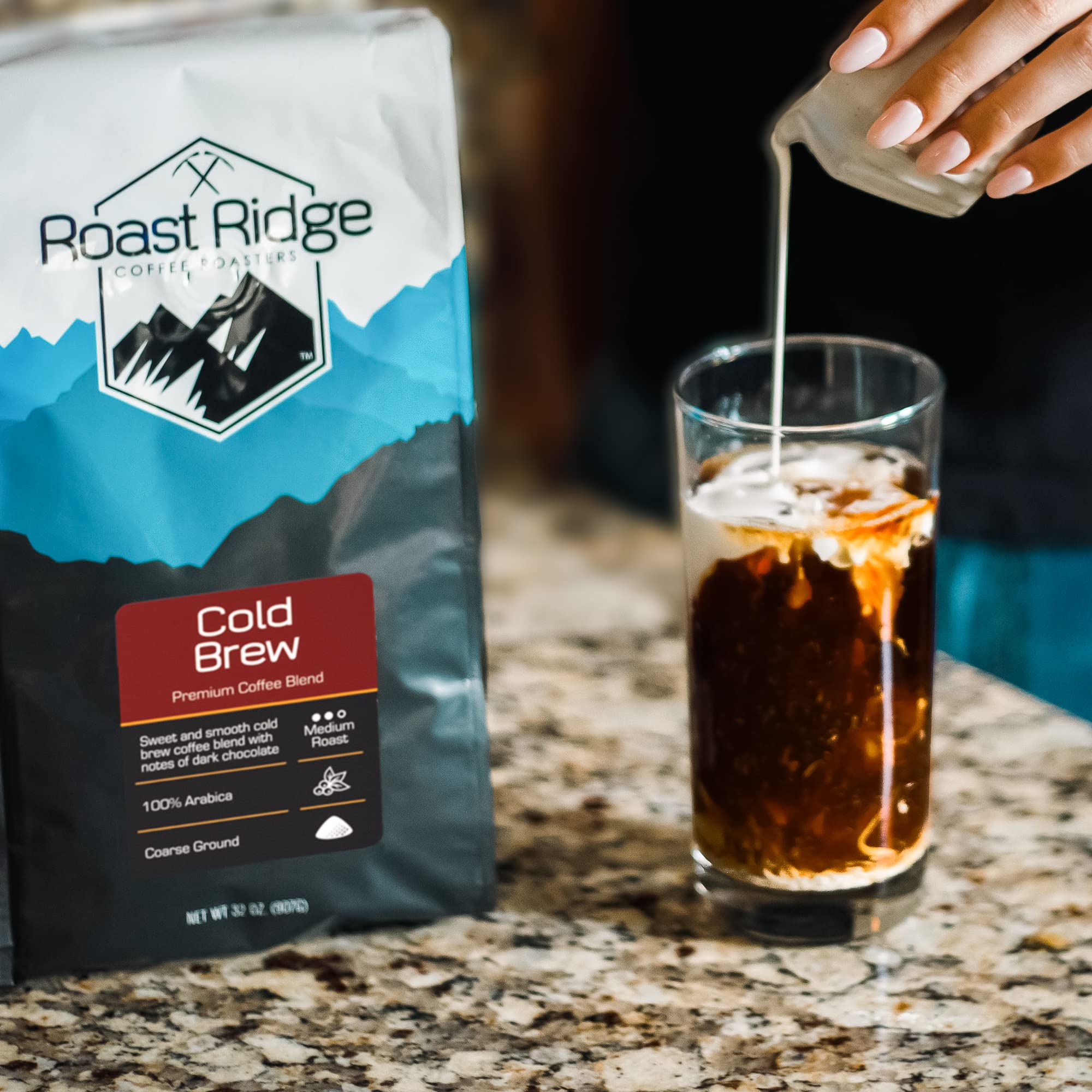 Roast Ridge packaged in USA emphasizes freshness and quality control.