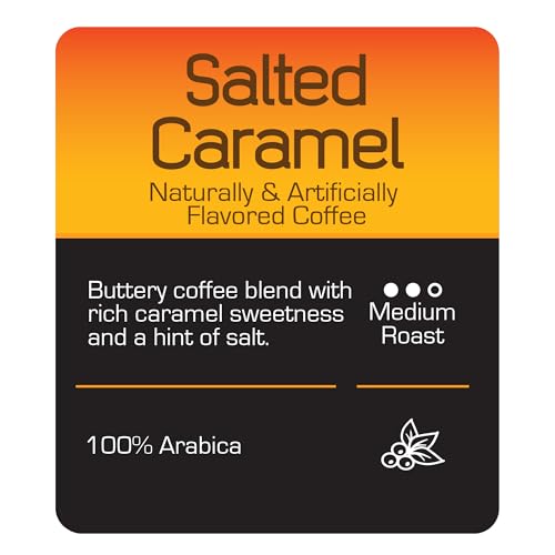 Roast Ridge Salted Caramel pods in brew setup scene, inviting aroma.