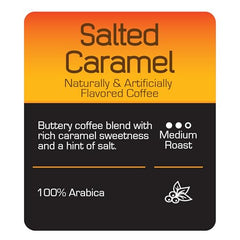 Roast Ridge Salted Caramel pods in brew setup scene, inviting aroma.