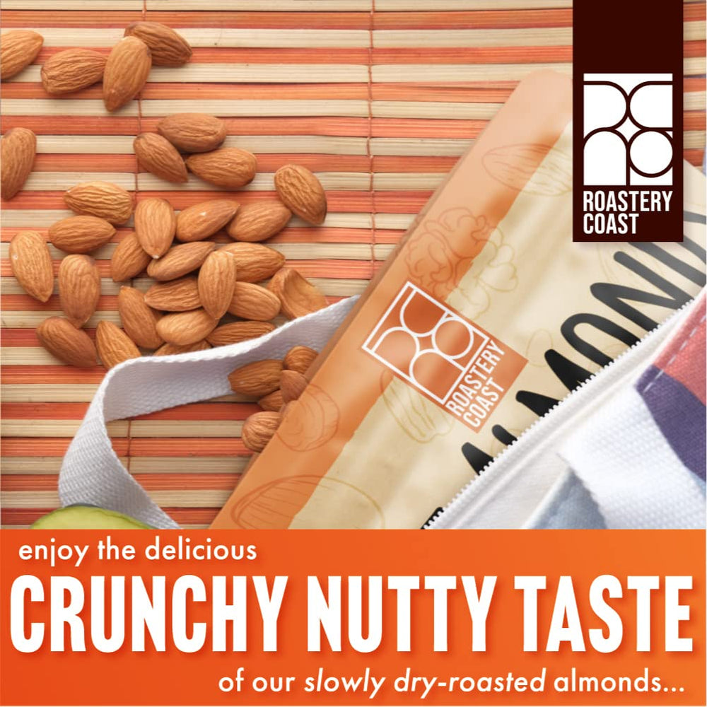 Roastery Coast almonds salad topper adding subtle crunch and nuttiness.
