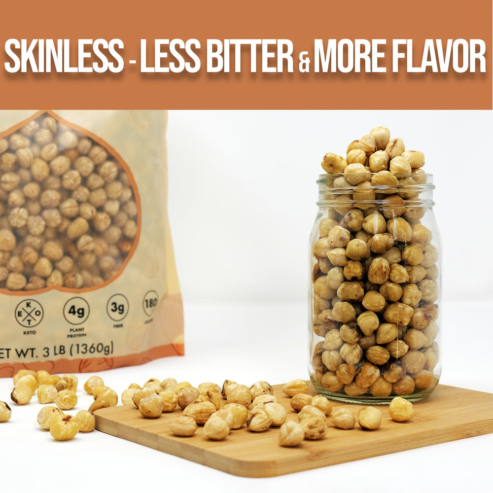 Roastery Coast hazelnuts crunchy texture closeup for snacking