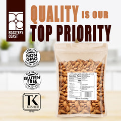 Roastery Coast lightly salted almonds – crisp, balanced flavor.