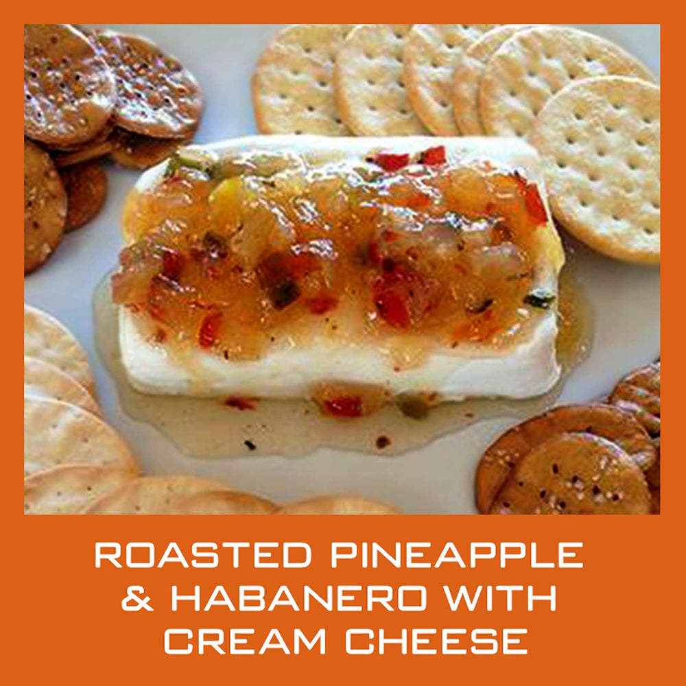 Cheese platter with dipping sauce using Robert Rothschild Farm glaze