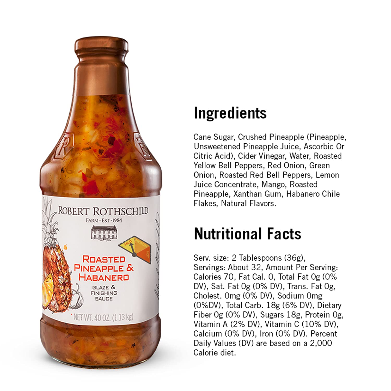 Robert Rothschild Farm glaze over chicken dish for a sweet-spicy finish