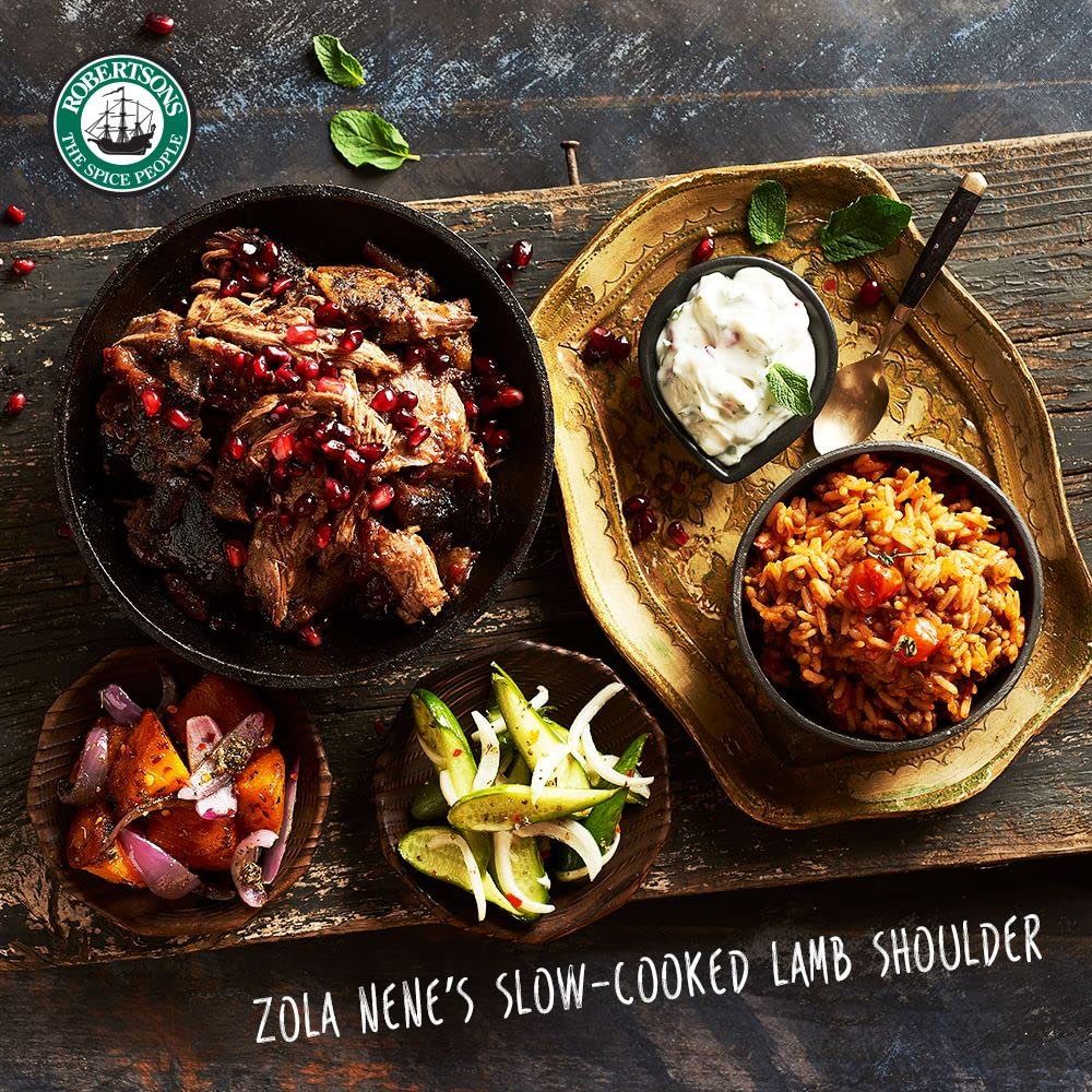 Robertsons Spice savoury meat rub close-up highlighting versatility for braai