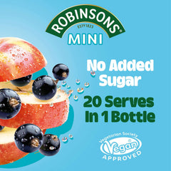 Robinsons Squash'D label detail highlighting real fruit juice content.