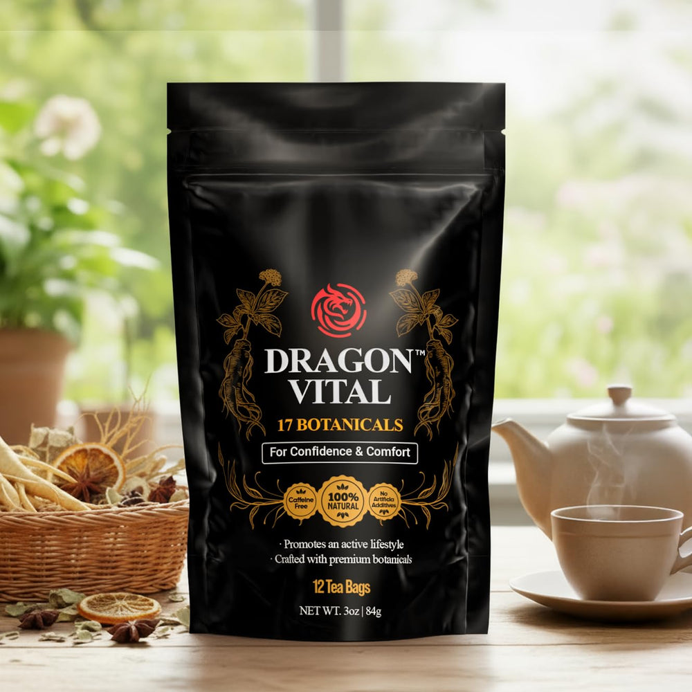 Robutop Dragon Vital packaging front showcases plant-based formula.