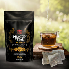 Robutop Dragon Vital steaming cup evokes a comforting morning ritual.