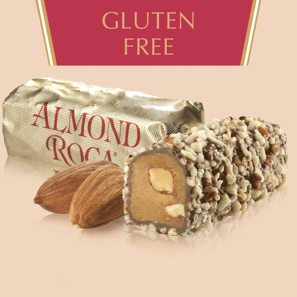 Roca Original Buttercrunch close-up, tasting and sharing moment.