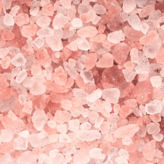 Pink Himalayan salt in spice jar ready for finishing touches