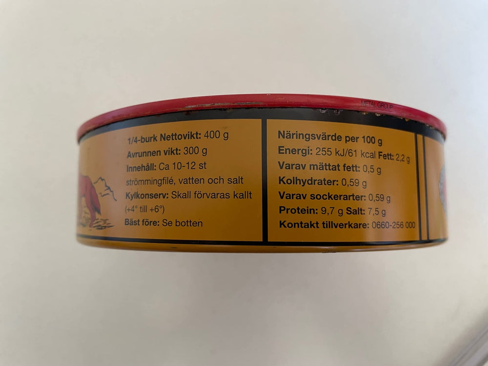 Röda Ulven Surströmming served with traditional accompaniments for bold tastings