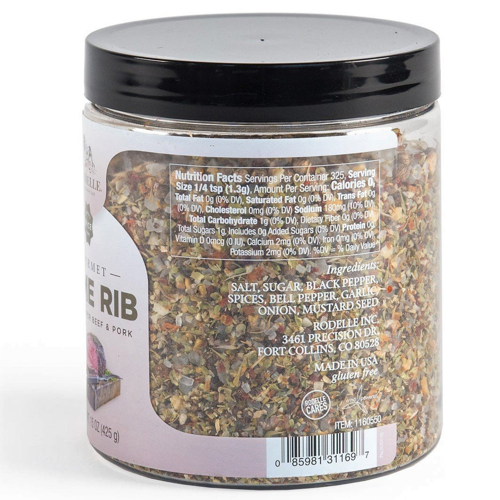 Grain close-up of Rodelle Prime Rib Seasoning with premium herbs