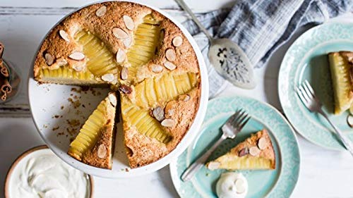 Whipped cream topping scene hints a subtle almond finish.