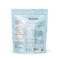 Close-up texture of Rodelle cocoa powder highlighting premium cacao quality