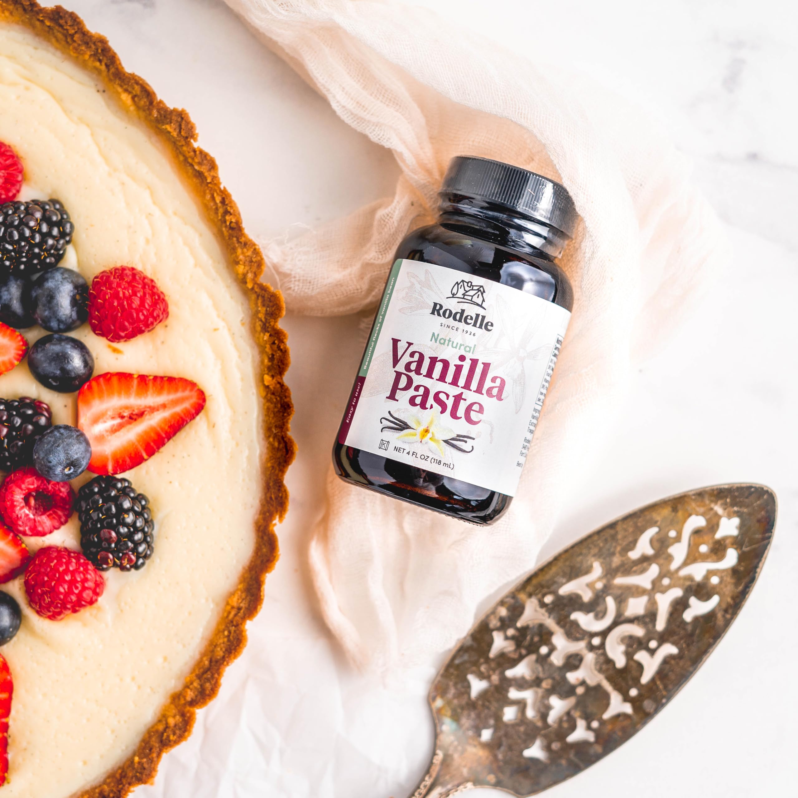 Rodelle Vanilla Paste added to dough for rich flavor