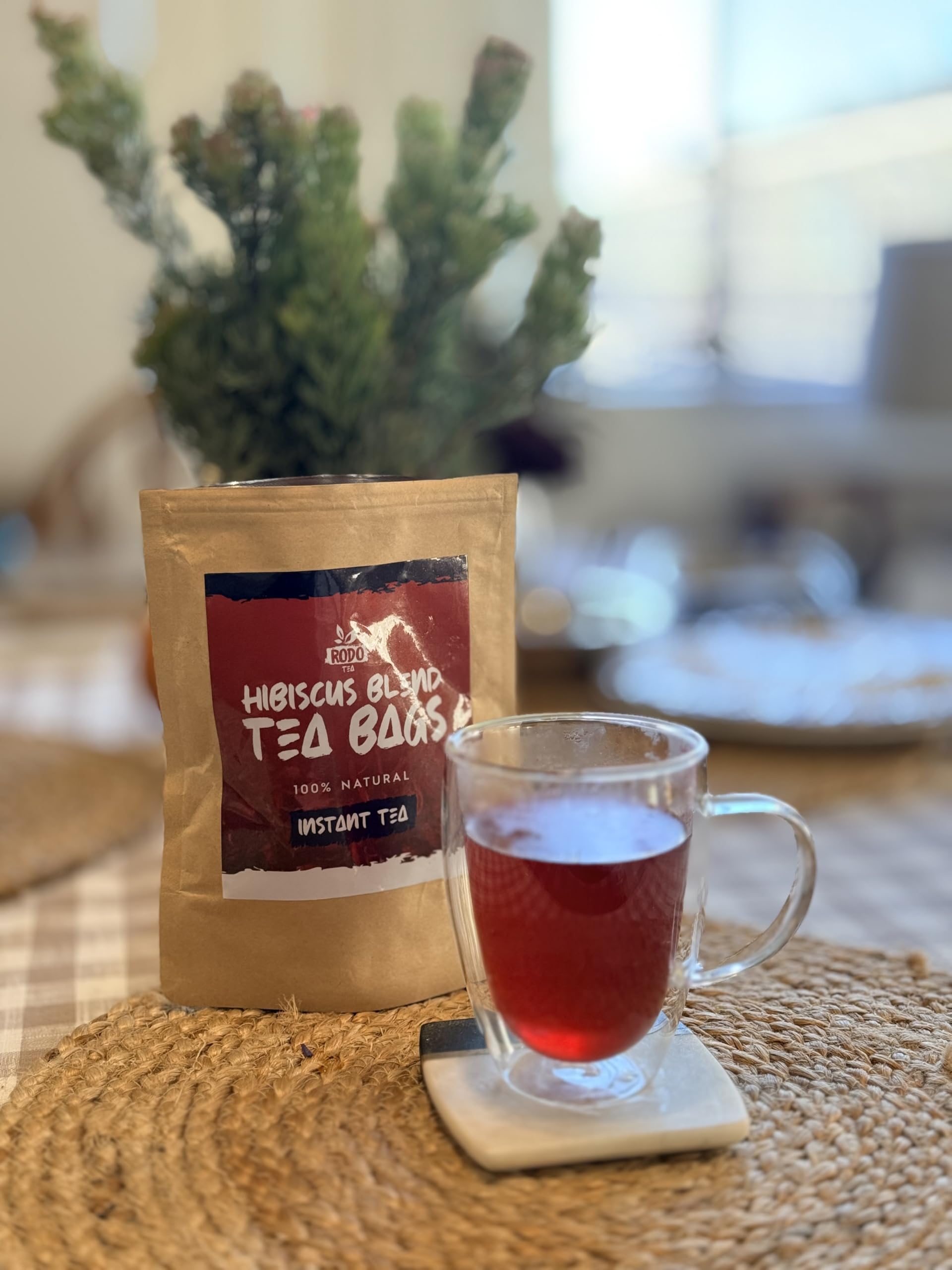 RodoZobo hibiscus tea bags carton variant emphasizes gift-ready packaging and premium quality.
