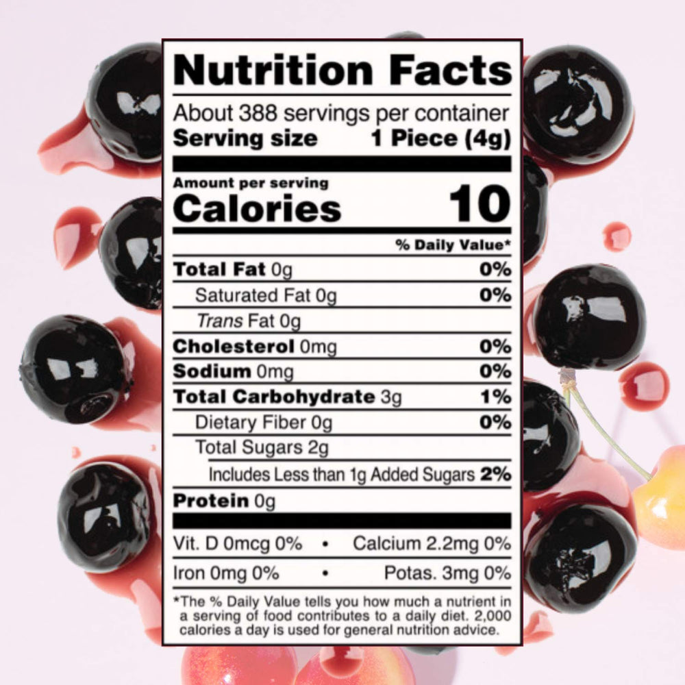 Roland Foods Amarena cherries dessert topping on plated cake
