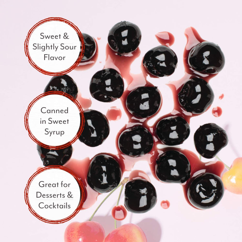 Roland Foods Amarena cherries pastry decoration with deep red hue