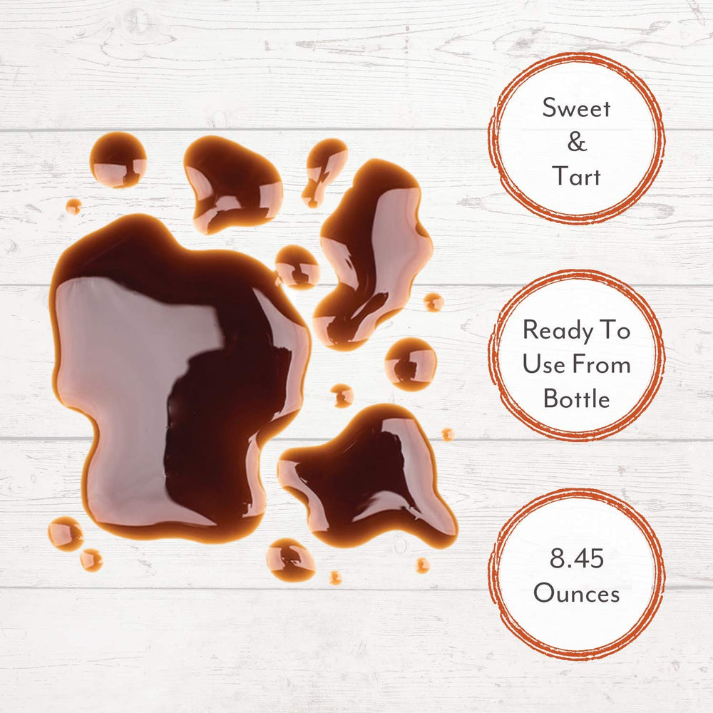 Roland Foods Balsamic Glaze with olive oil forms light vinaigrette.