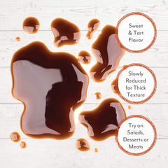 Roland Foods Balsamic Glaze Modena beef dish finishes with balanced sweet tang.