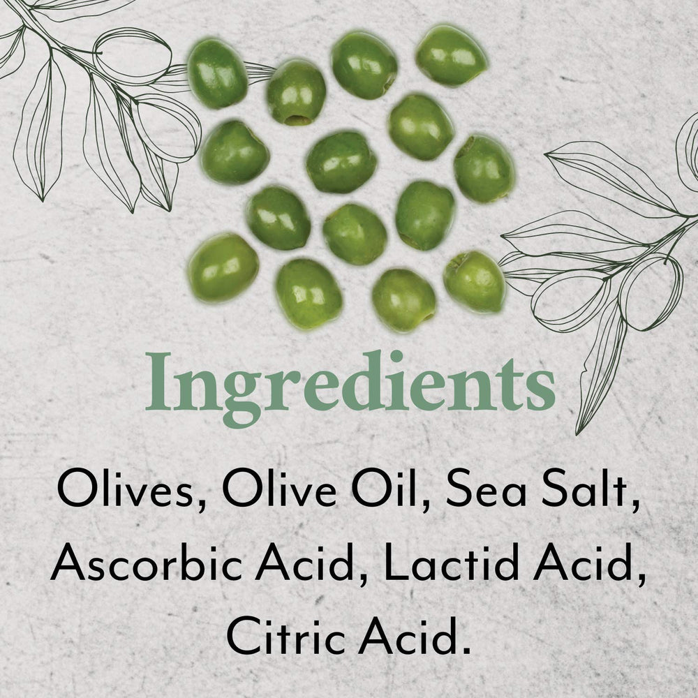 Roland Foods Castelvetrano olives imported from Italy, gourmet ingredient.