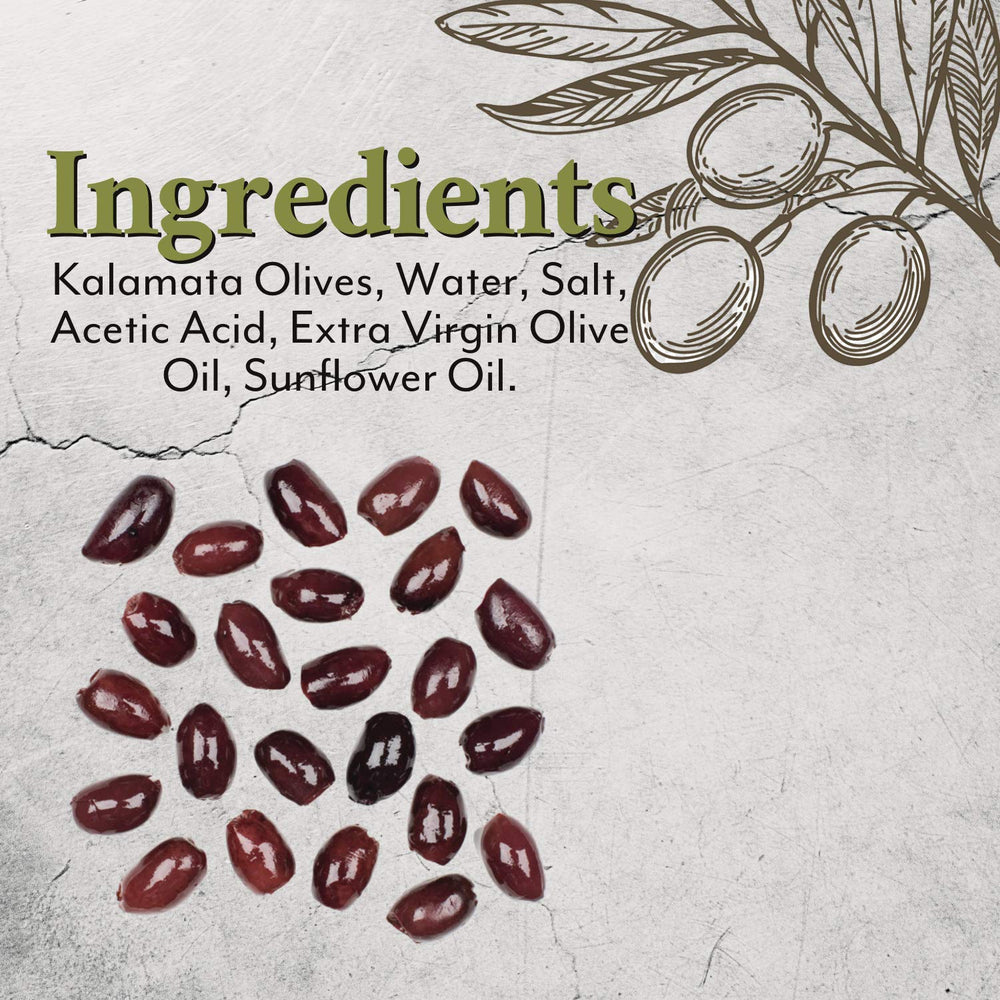 Greek-origin Kalamata olives on a platter, perfect for tapenade and charcuterie.