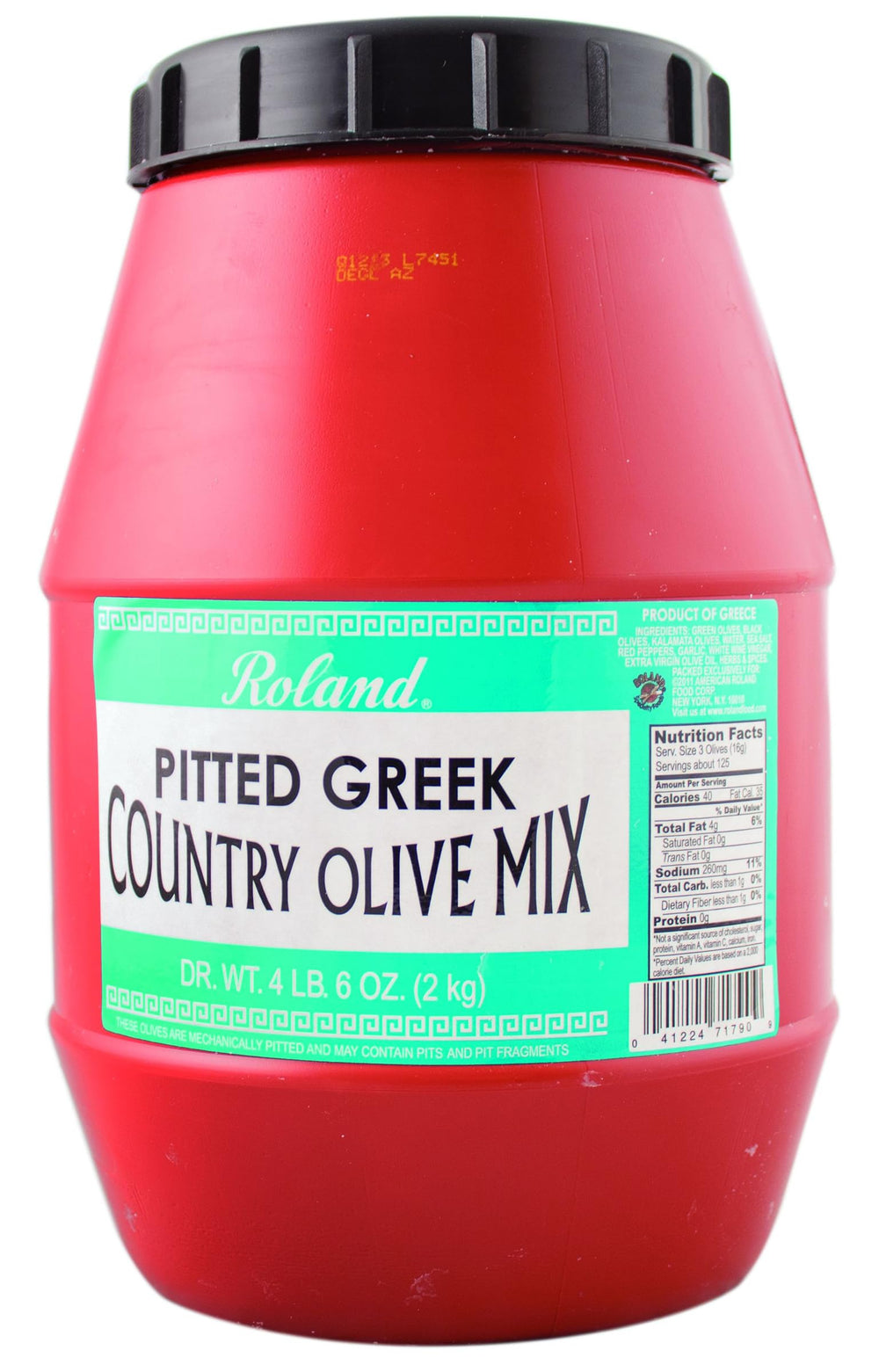 Roland Foods Greek Olive Mix with Kalamata olives, ready to add to antipasti platters.