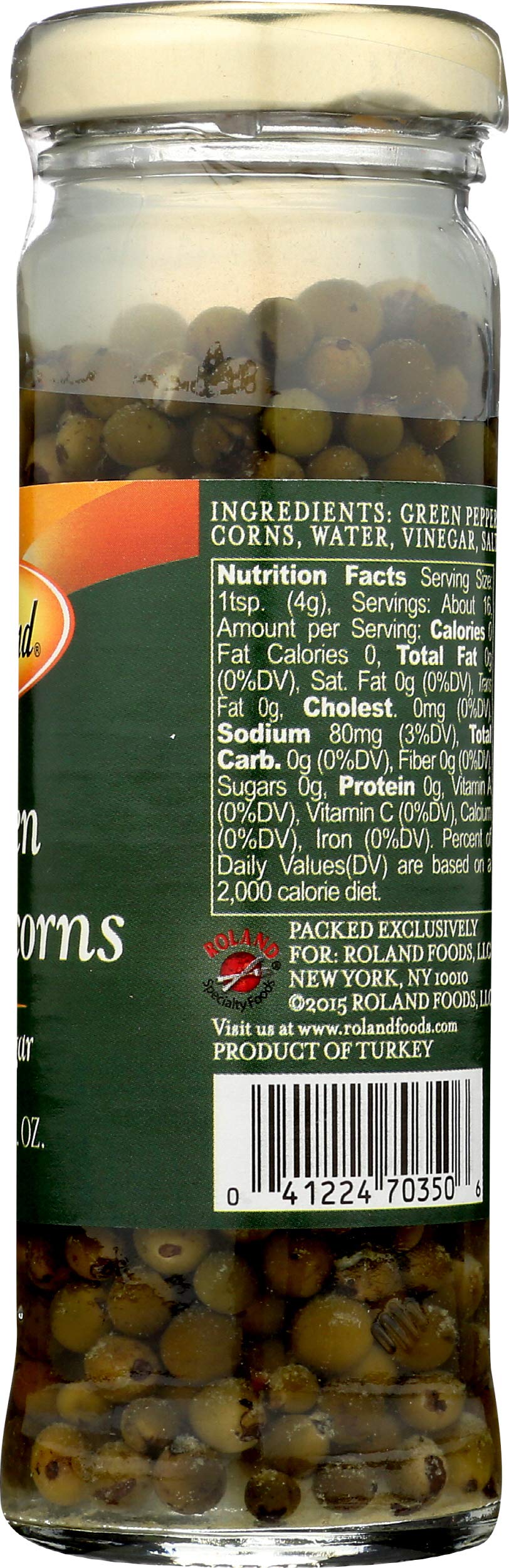 Roland Foods green peppercorns enhancing pasta with mild heat