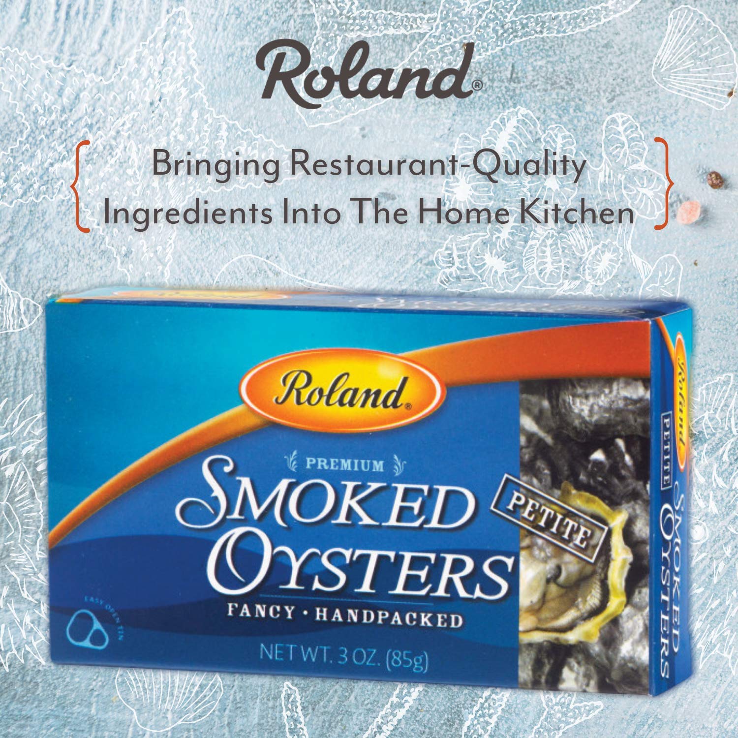 Roland Foods handpacked fancy oysters out-of-can ready for serving
